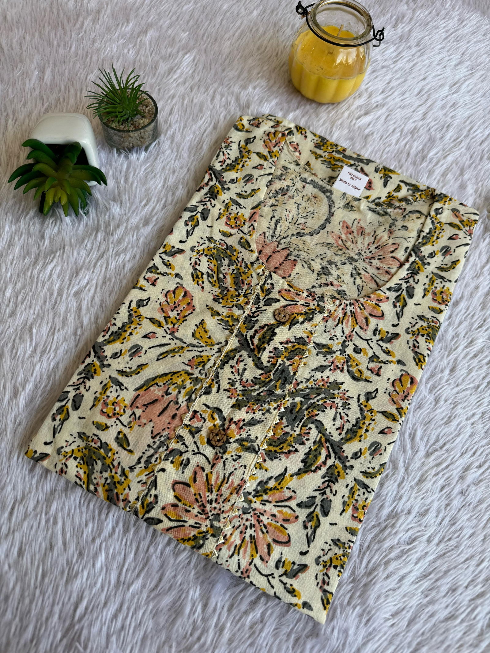 Mann Printed Daily Wear Printed Jaipuri Cotton Kurtis Wholesale Market In Surat
